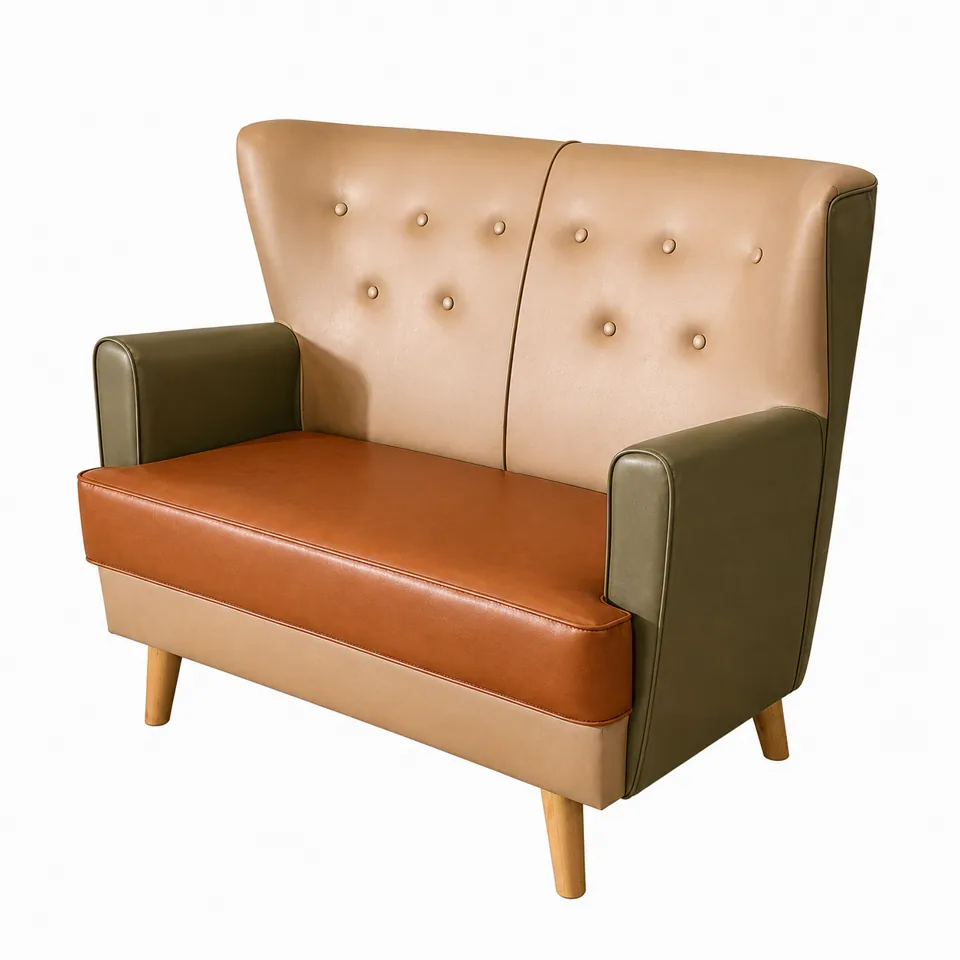 SB-171 Wingback Two-Seat Booth