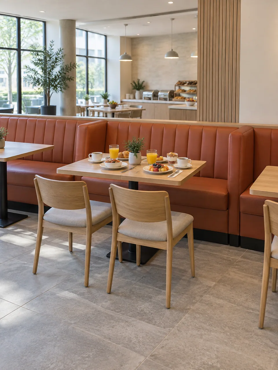 SB-173 Vinyl Wall Banquette, Straight and L