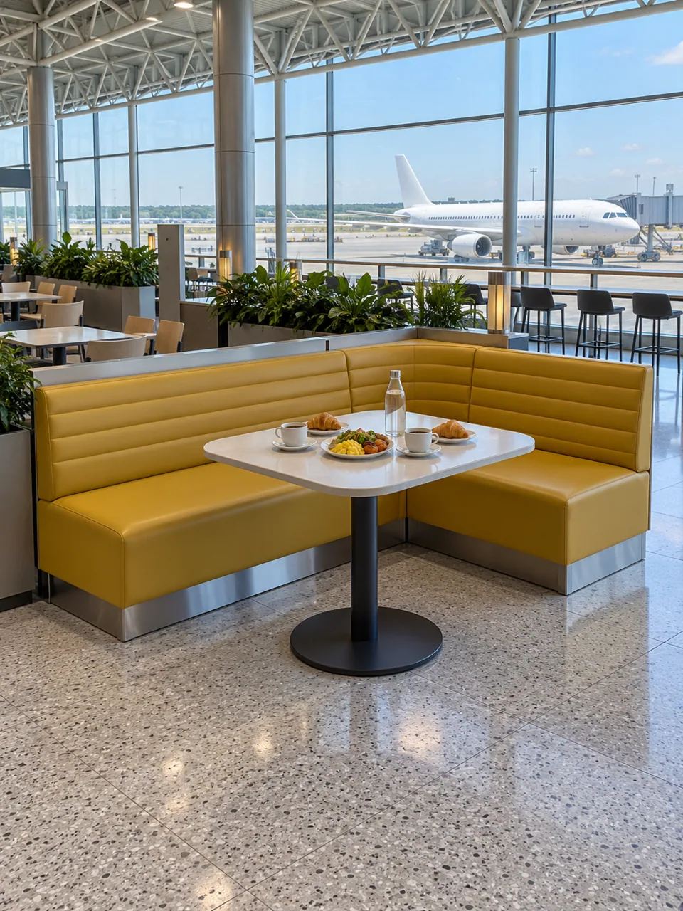 SB-174 Horizontal-Channel Concourse Booth view 2