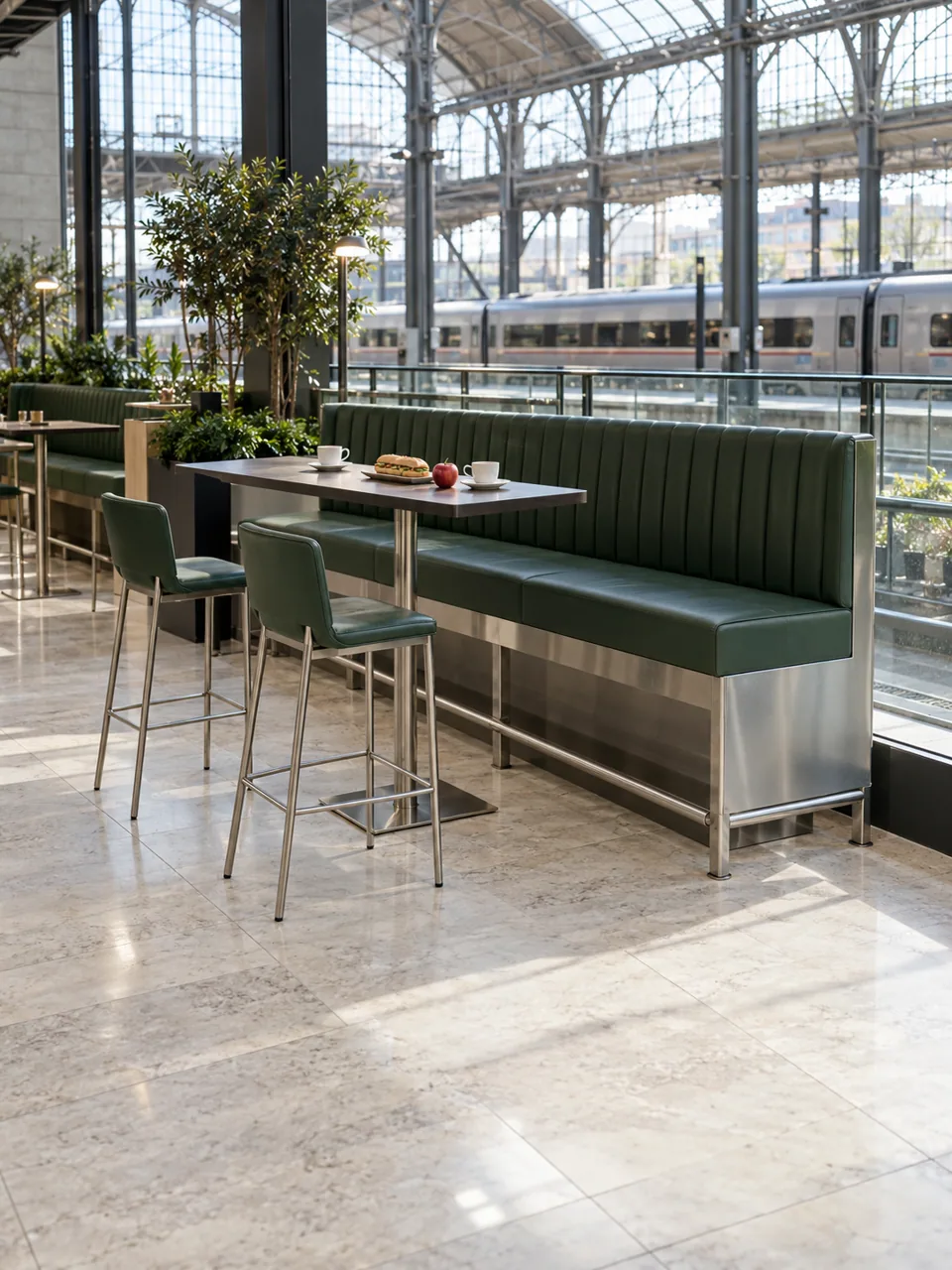 SB-174 Horizontal-Channel Concourse Booth view 4