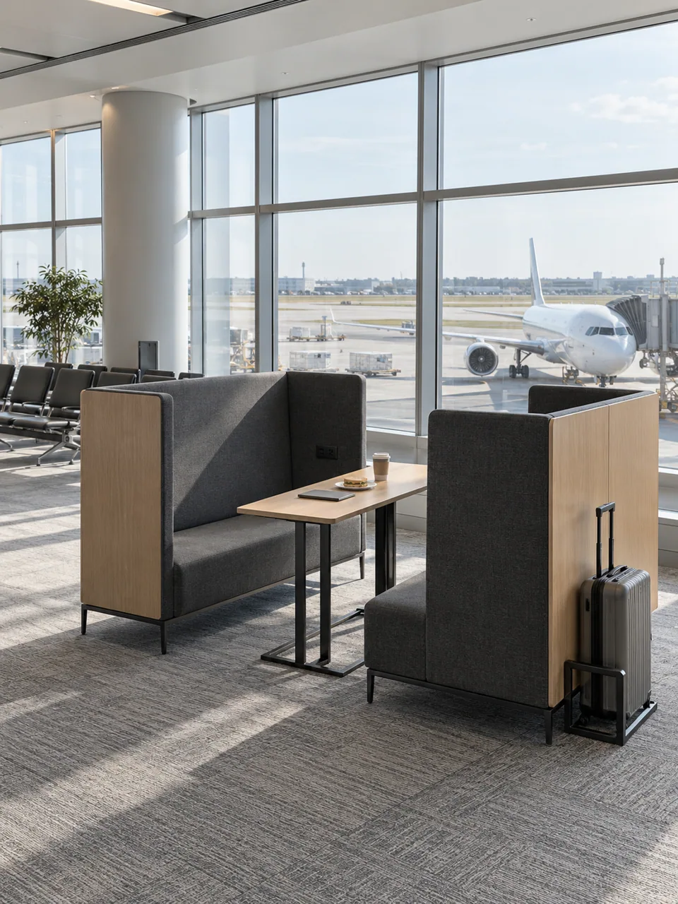 SB-180 High-Back Privacy Pod view 2