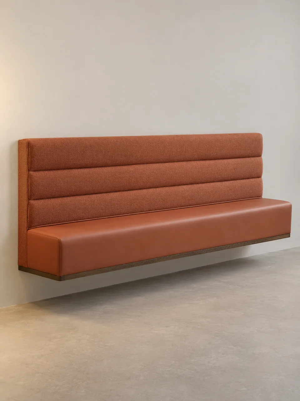 SB-182 Wall-Hung Channel Banquette