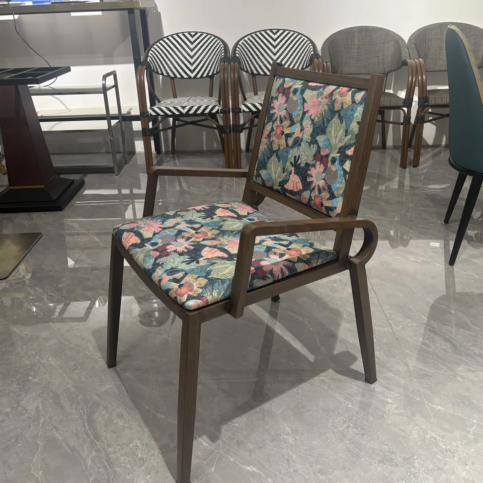 SC-218 Open Loop-Arm Chair view 2