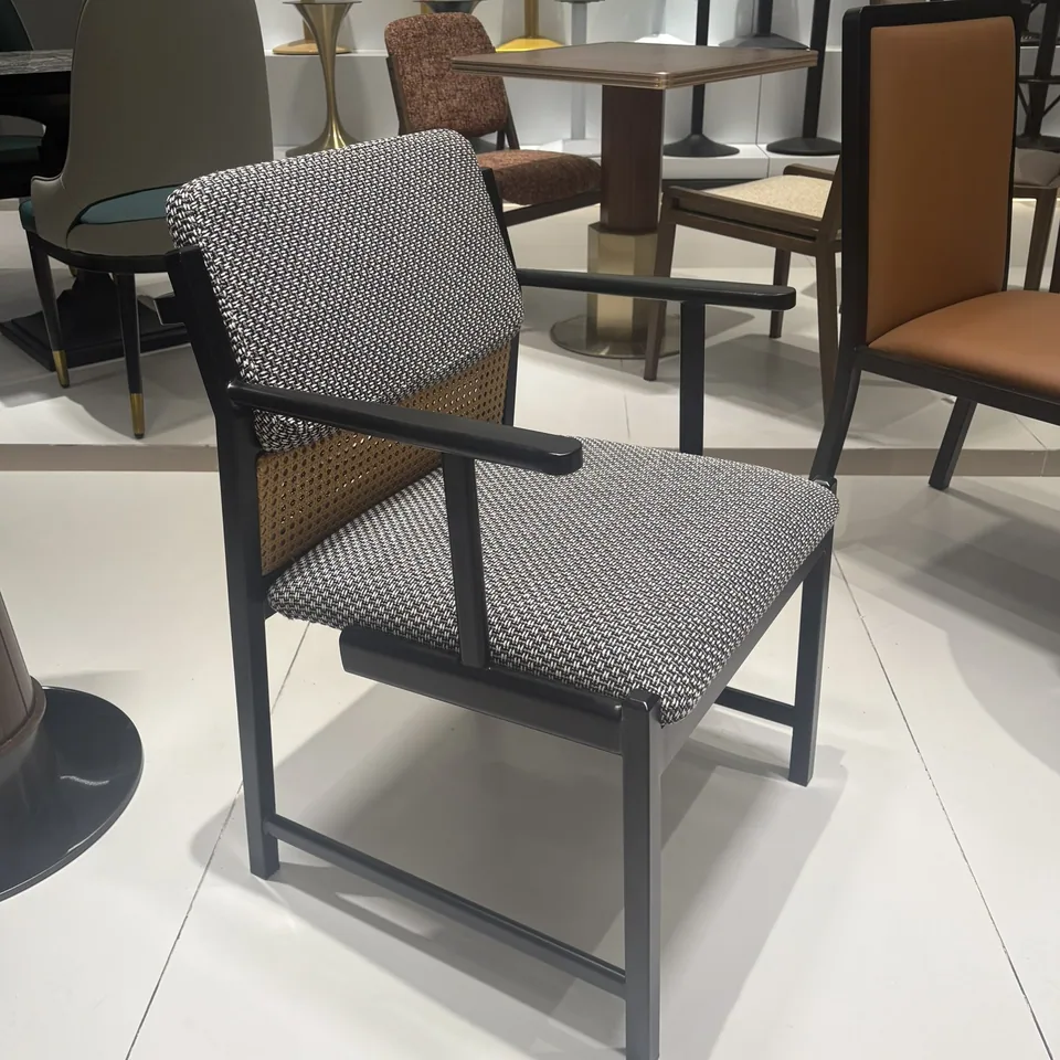SC-219 Metal Frame Cane Armchair