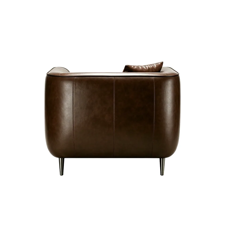 SC-224 Leather Tub Armchair view 2